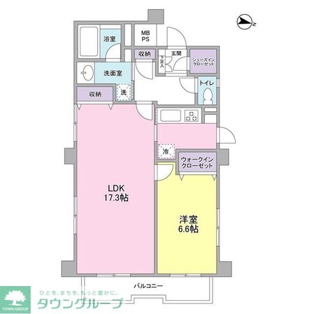 KDXレジデンス成城の物件間取画像